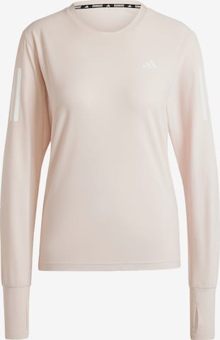 ADIDAS PERFORMANCE Performance Shirt 'Own The Run' in Pink: front