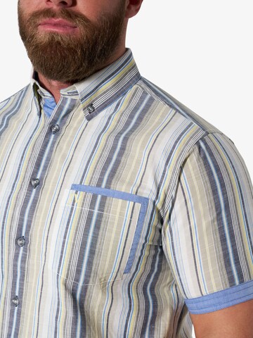 Jan Vanderstorm Comfort fit Button Up Shirt 'Rorek' in Green