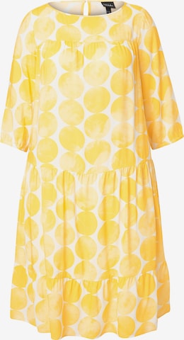 Ulla Popken Dress in Yellow: front