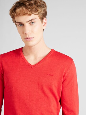 s.Oliver Pullover in Rot