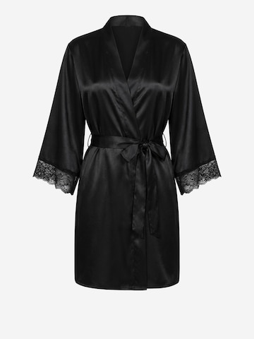 Ombre Dressing gown in Black