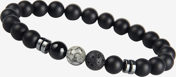 GOOD.designs Perlenarmband in Grau: Vorderseite