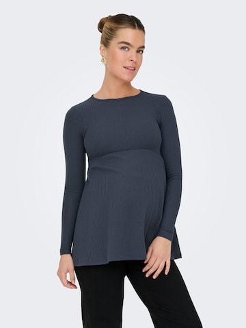 Only Maternity Shirt 'OLMMALAYA' in Blauw: voorkant
