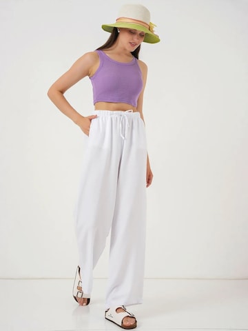 Bigdart Wide leg Pants in White