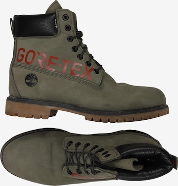 TIMBERLAND Stiefel 45 in Grün: Vorderseite