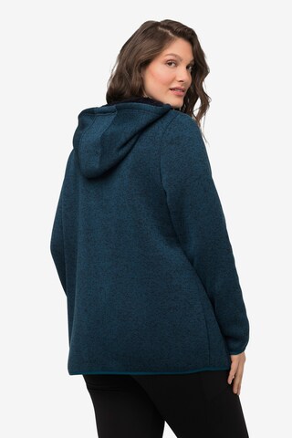 Ulla Popken Fleece Jacket in Blue