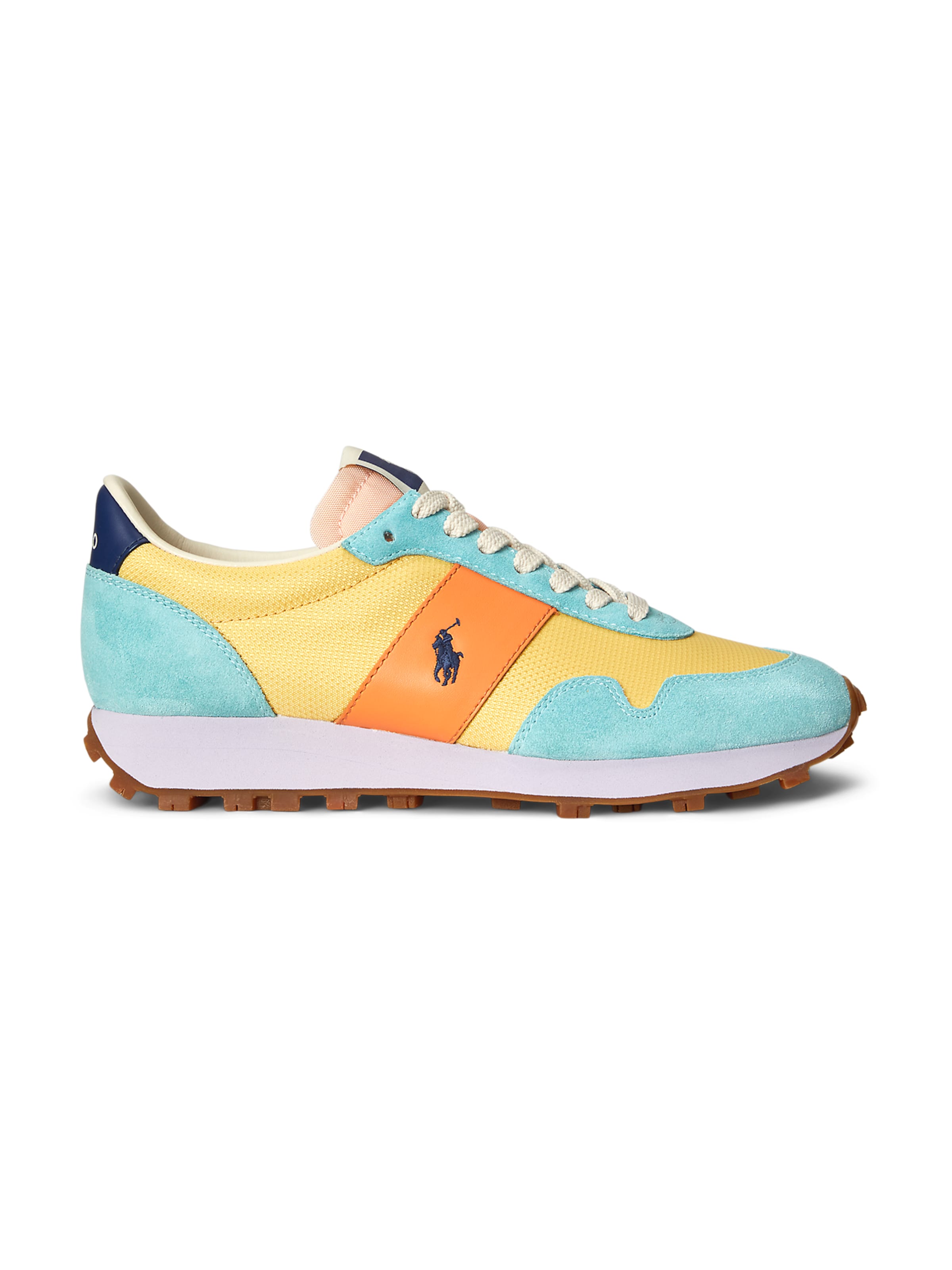 Polo Ralph Lauren Низкие кроссовки в Желтый: спереди