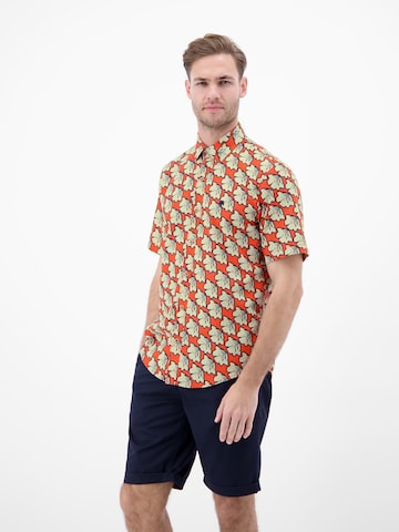 LERROS Regular fit Button Up Shirt in Red