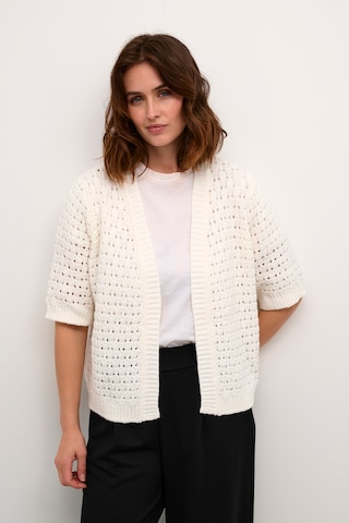 Cardigan 'Silja' Kaffe en blanc : devant