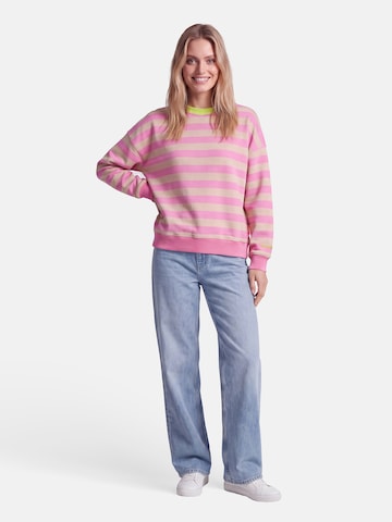 salzhaut Sweatshirt 'Dickedauer' in Pink: Vorderseite