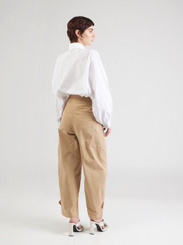 BOSS - Loosefit Pantalón 'C_Tulia' en marrón