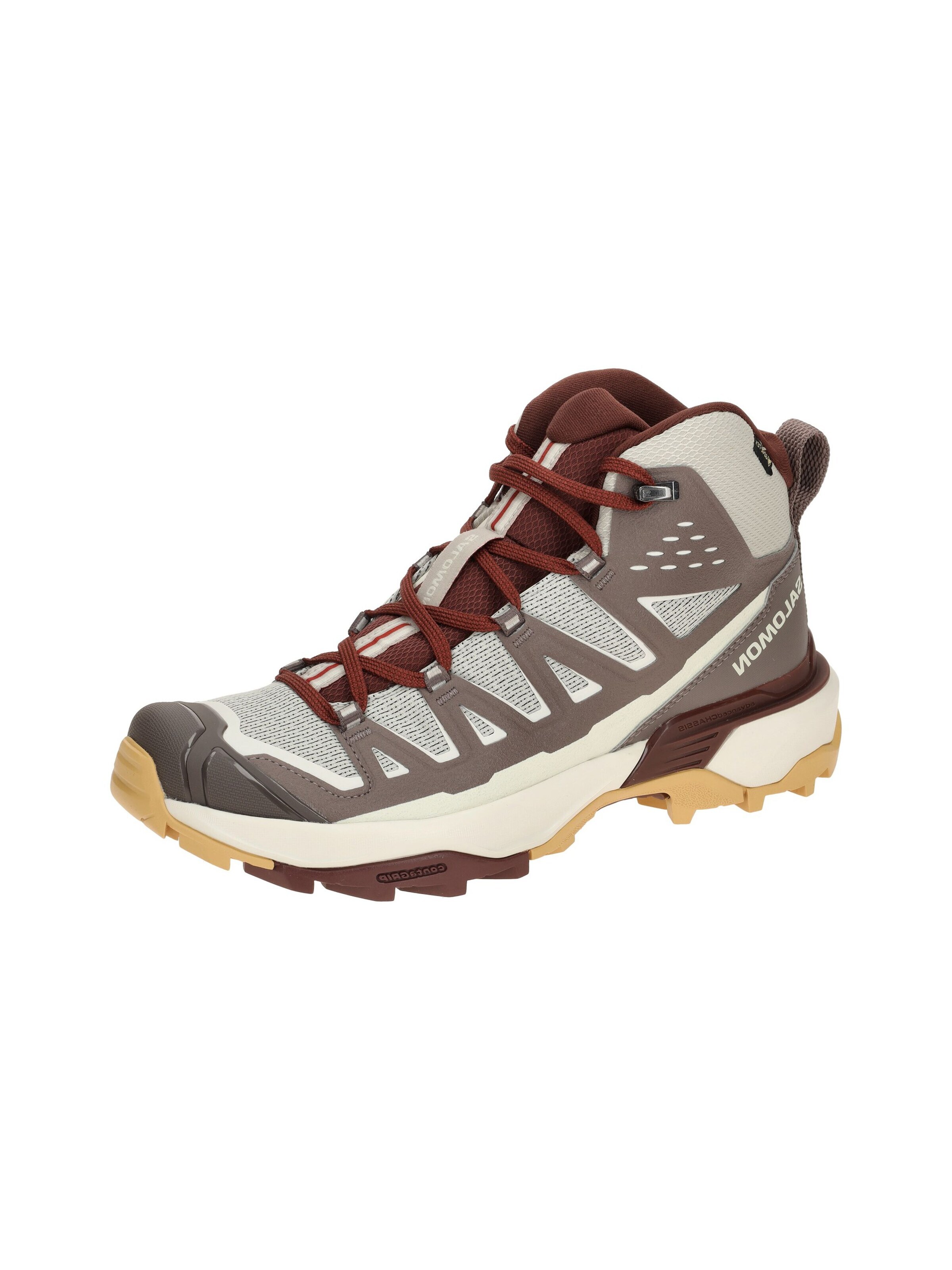SALOMON Sportschuh 'Salomon X Ultra 360 Edge Mid Schuhe grau rot GORE-TEX'‌‌‌‌‌‌‌‌ in Grau: Vorderseite