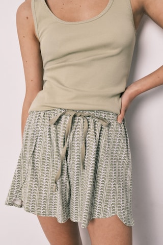 Women' Secret Korte pyjama in Groen