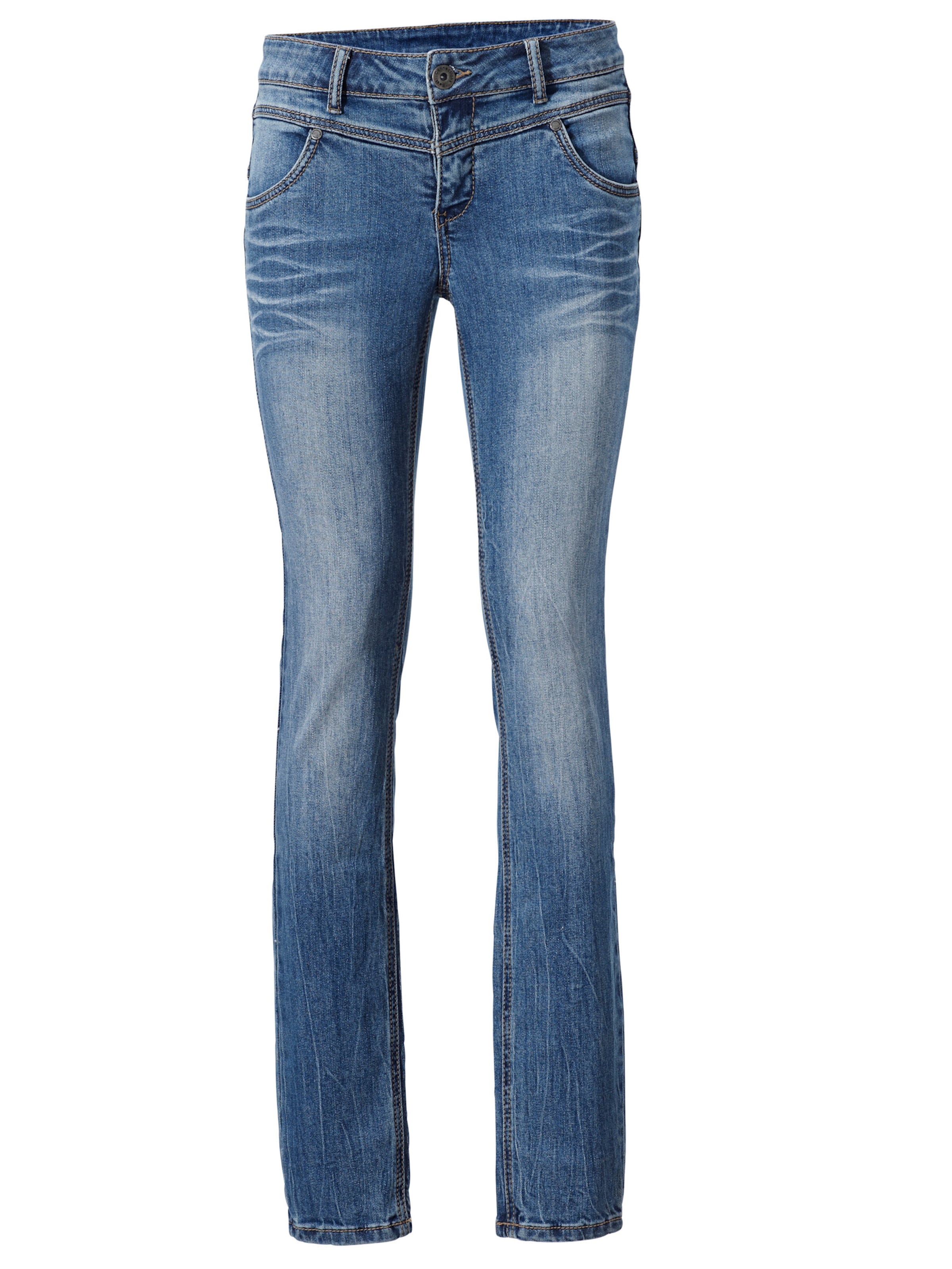 Skinny Jean heine en bleu : devant