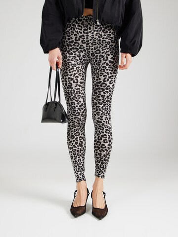 Sublevel Skinny Leggings in Grau: Vorderseite