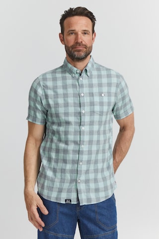 FQ1924 Regular fit Button Up Shirt 'Yaron' in Blue: front