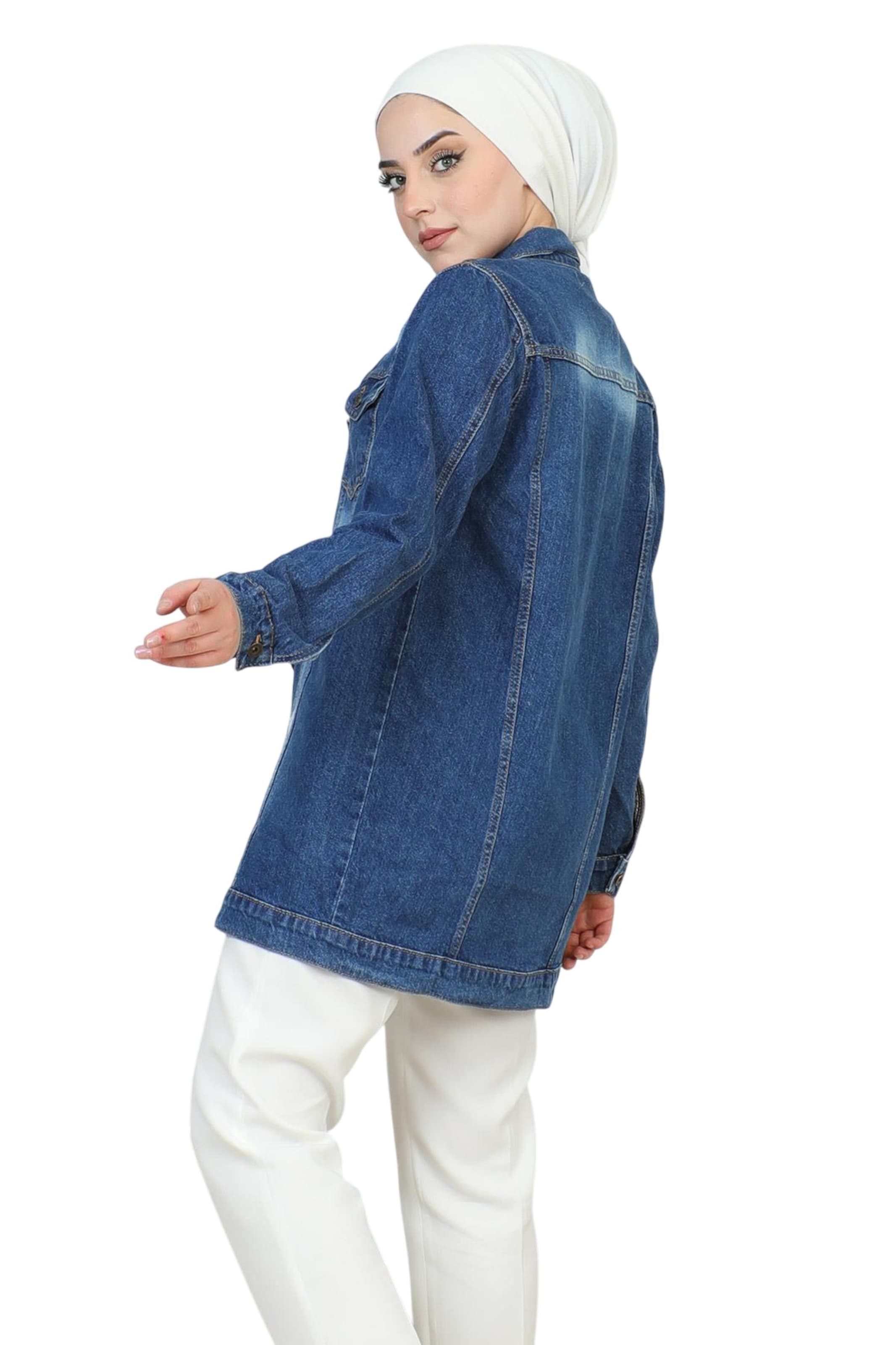 MODAMIHRAM Between-Season Jacket in Blue