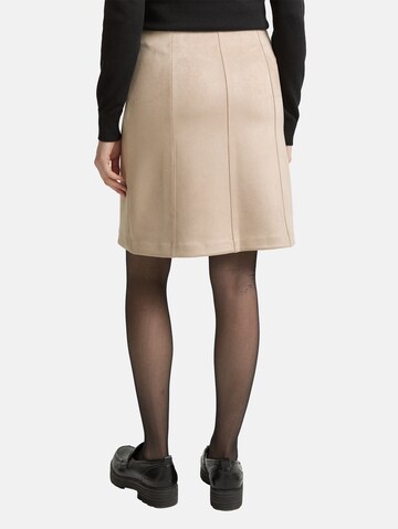 TOM TAILOR Skirt in Beige