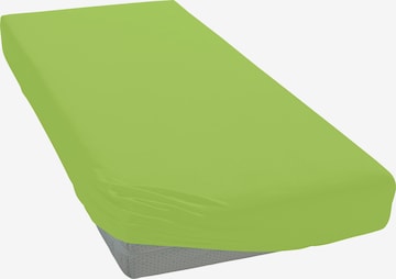 MY HOME Bed Sheet in Green: front