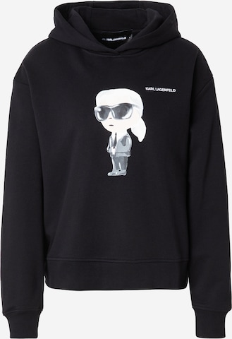 Karl Lagerfeld Bluzka sportowa 'IKON' w kolorze czarny: przód