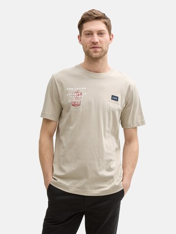 TOM TAILOR T-Shirt in Braun: Vorderseite