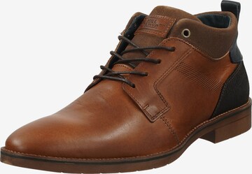 BULLBOXER Lace-Up Shoes in Brown: front