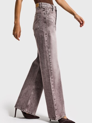 Wide Leg Jean 'Olea Wide High Rise Jeans' IT'S BASIC en marron