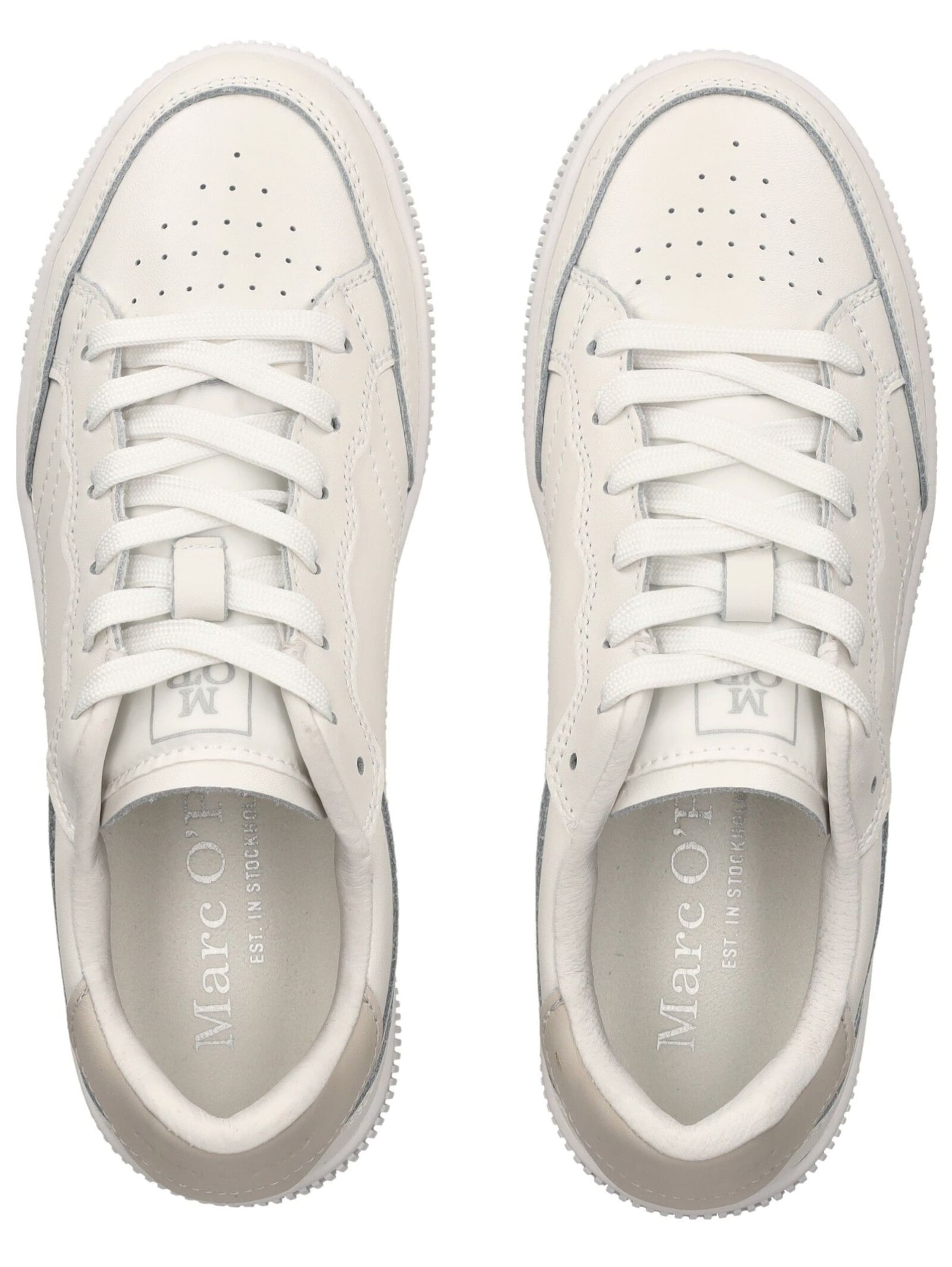 Marc O'Polo Rövid szárú sportcipők 'Sandra' - fehér