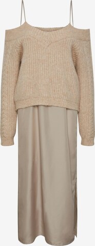 Y.A.S Dress 'JENNA' in Beige: front