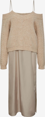 Robe 'JENNA' Y.A.S en beige : devant