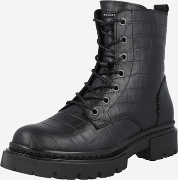 BULLBOXER - Botines con cordones en negro: frente