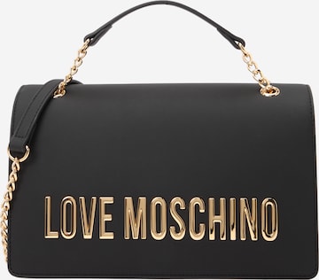 Geantă de umăr de la Love Moschino pe negru: față