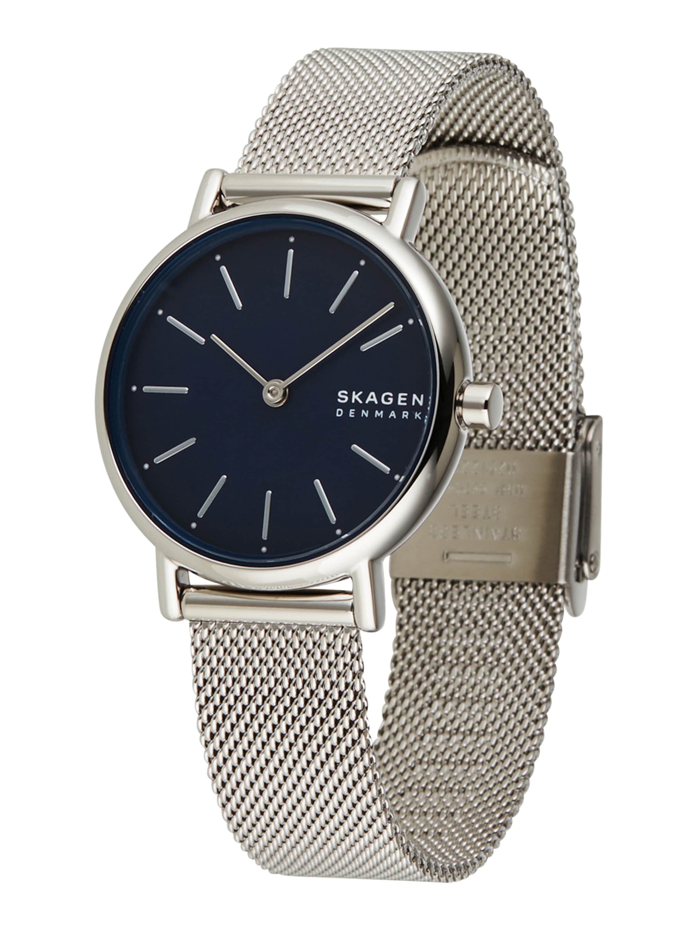 SKAGEN Analoguhr 'Signatur' in Silber: Vorderseite