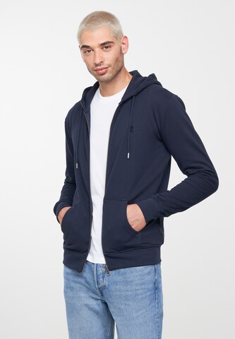 recolution Sweat jacket 'Birch' in Blue: front