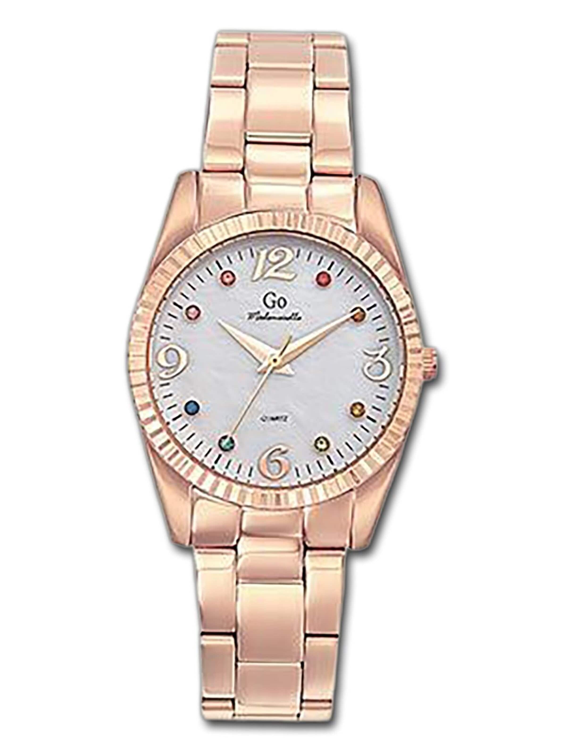 Montre à affichage analogique GO GirlOnly en or : devant