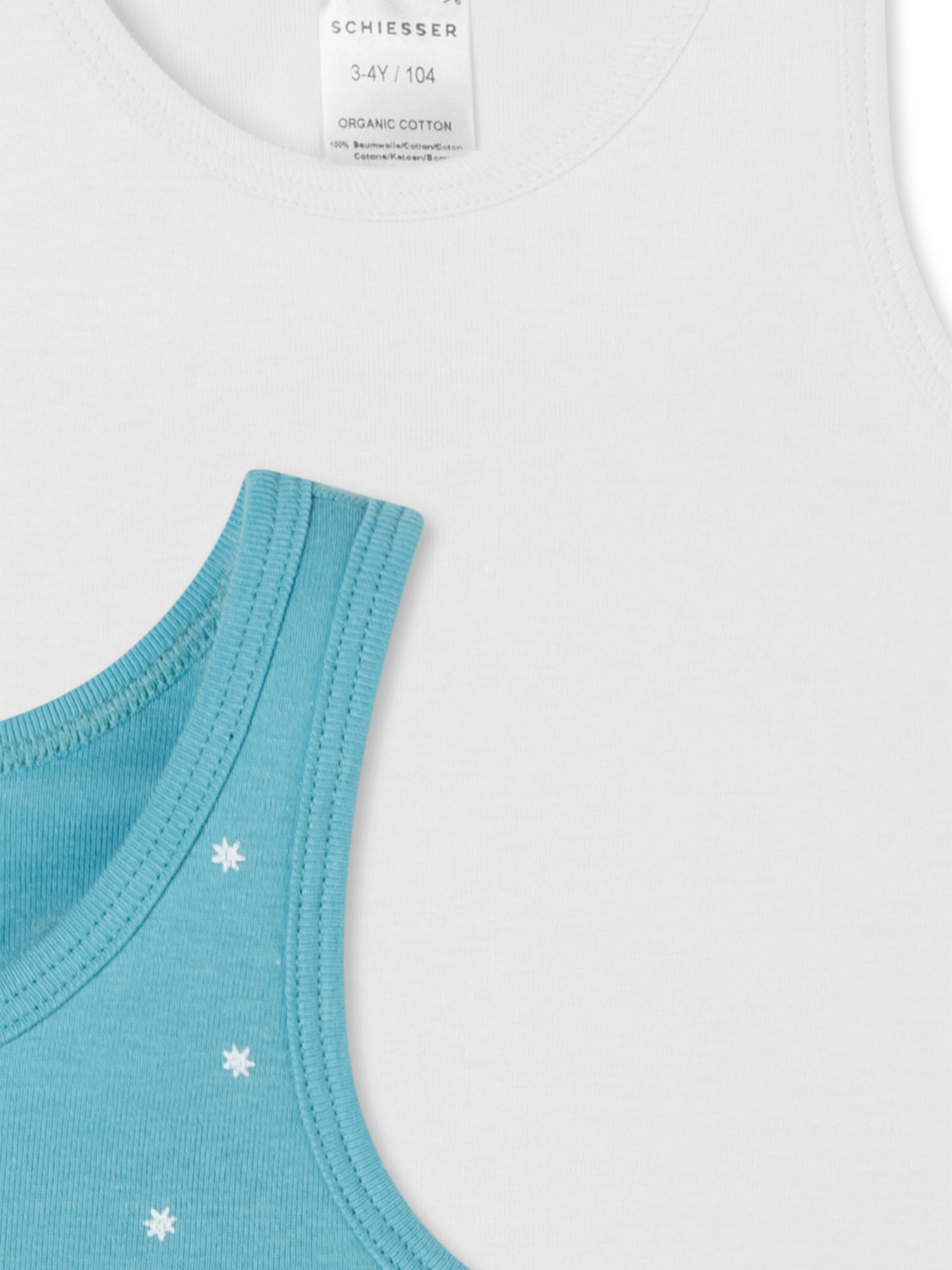 Maillot de corps ' Fine Rib ' SCHIESSER en bleu