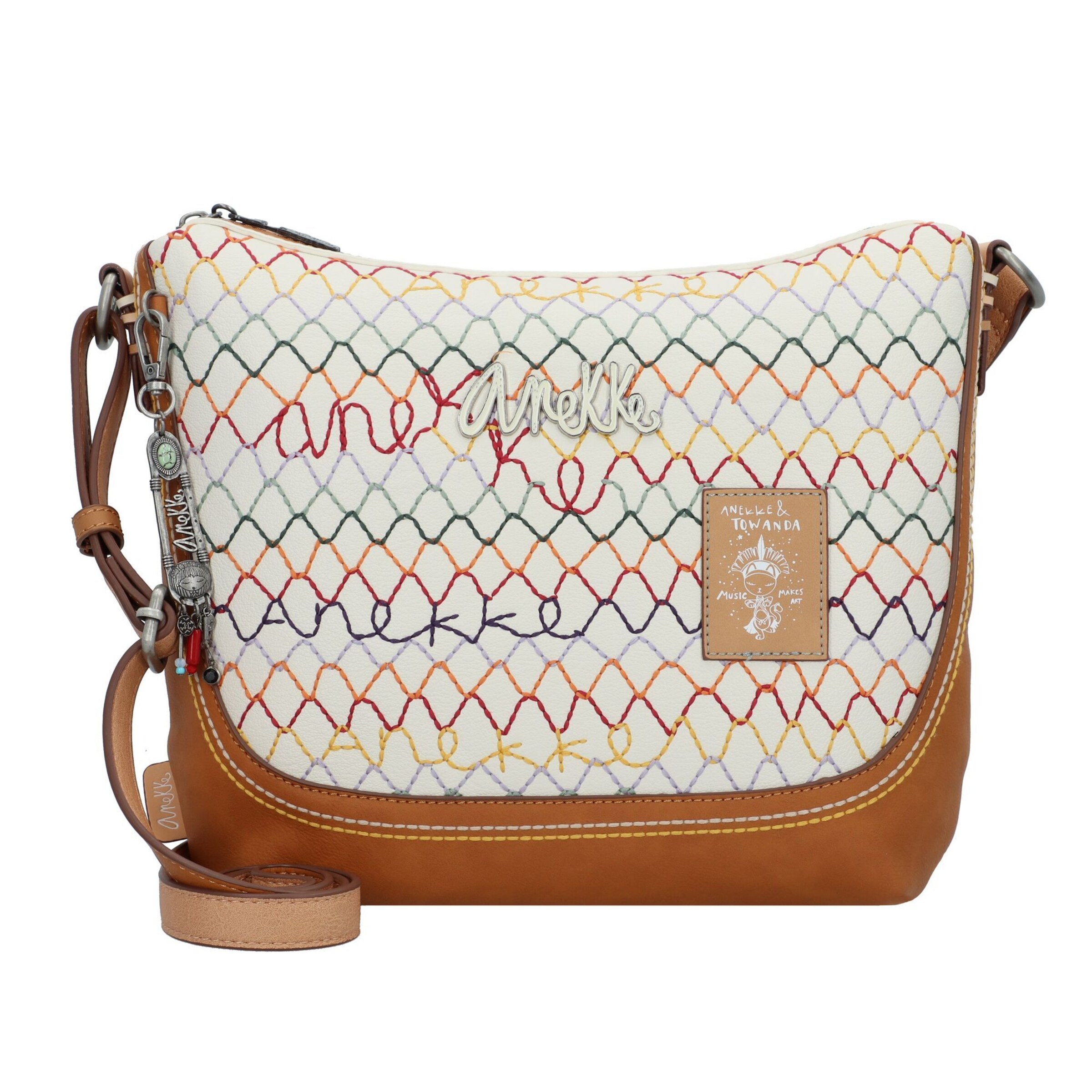 Anekke Umhängetasche 'Menire' in Braun: Vorderseite