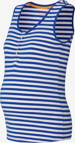 Esprit Maternity Top in Blue: front