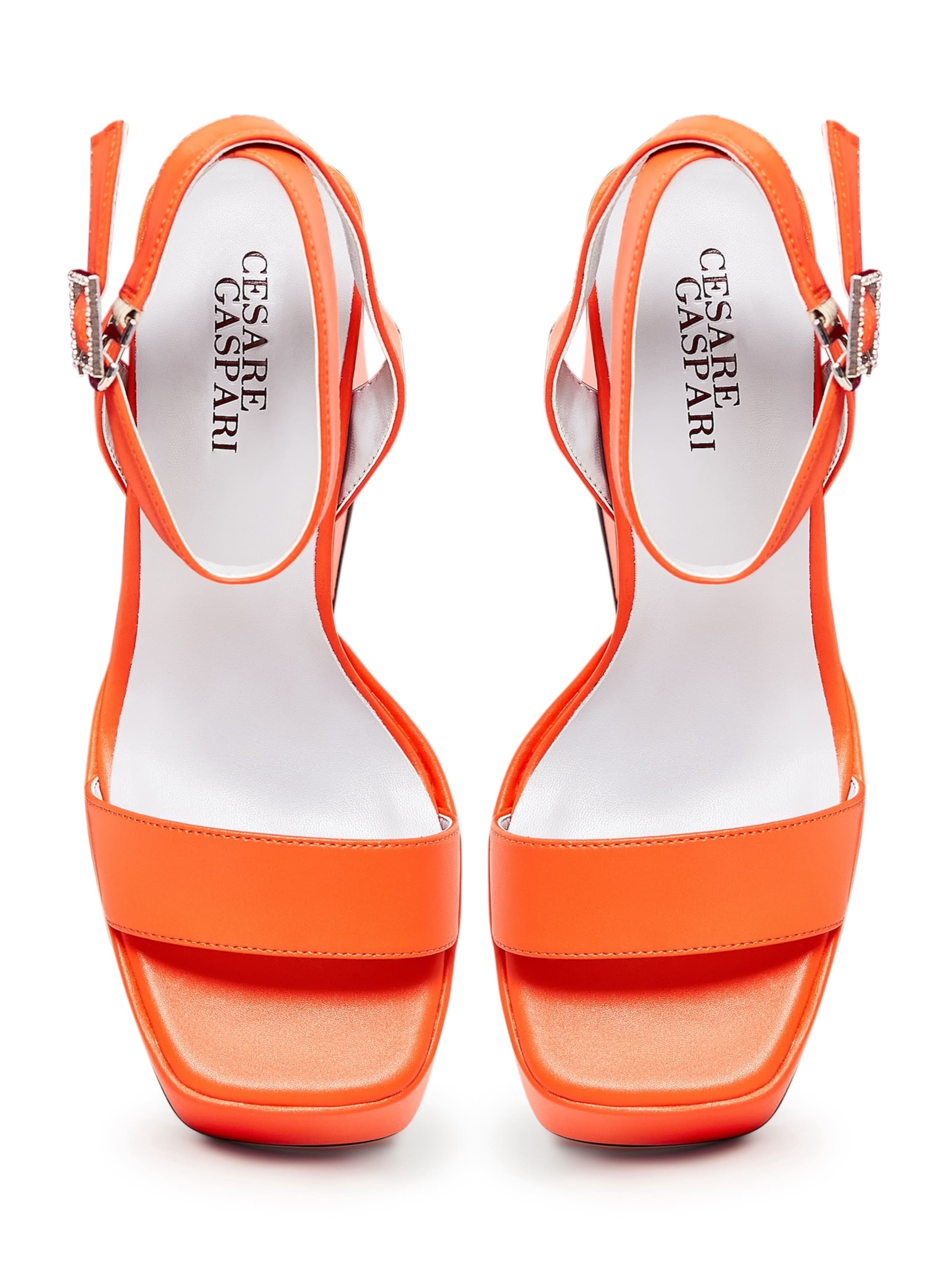 CESARE GASPARI Sandale in Orange