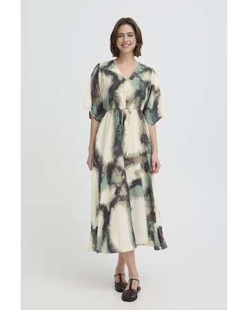 Fransa Kleid in Beige: Vorderseite