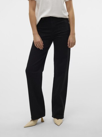 Wide Leg Jean 'TESSA' VERO MODA en noir : devant