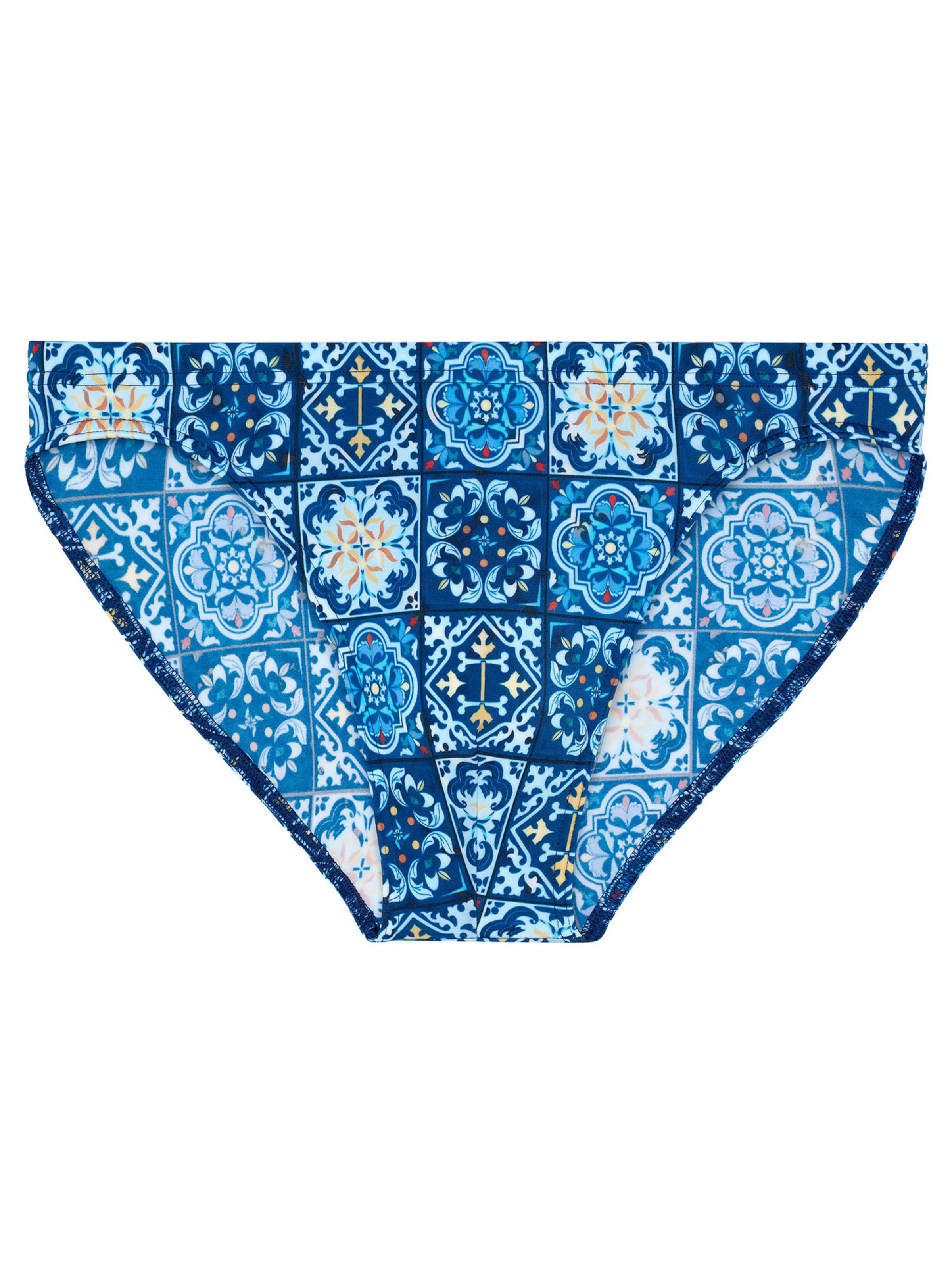 HOM Badehose ' Swim Micro Briefs Maiolica ' in blau, Produktansicht