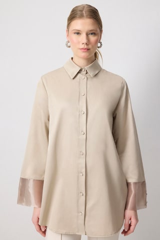 Touche Prive Blouse in Grijs: voorkant