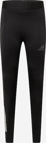 ADIDAS SPORTSWEAR Slim fit Workout Pants in Black: front