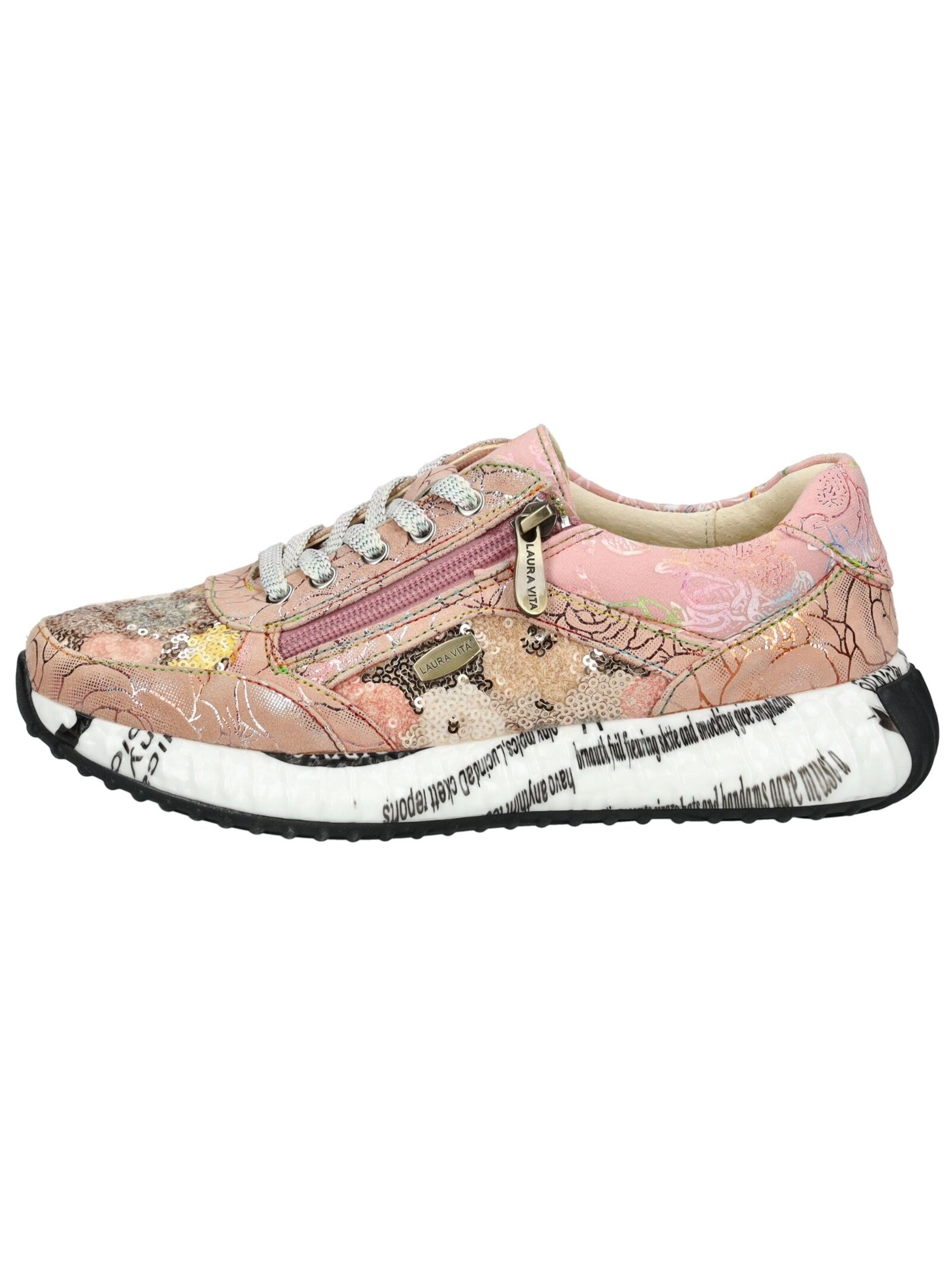 Baskets basses Laura Vita en rose