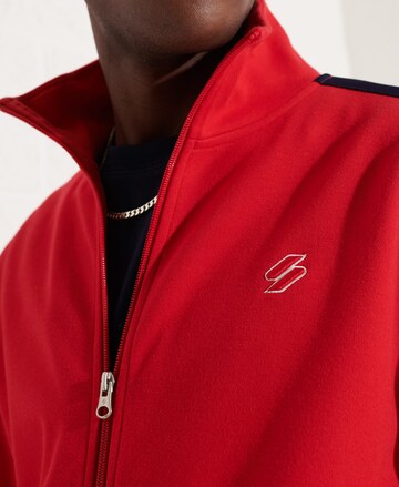 Superdry Trainingsjack 'Code' in Rood