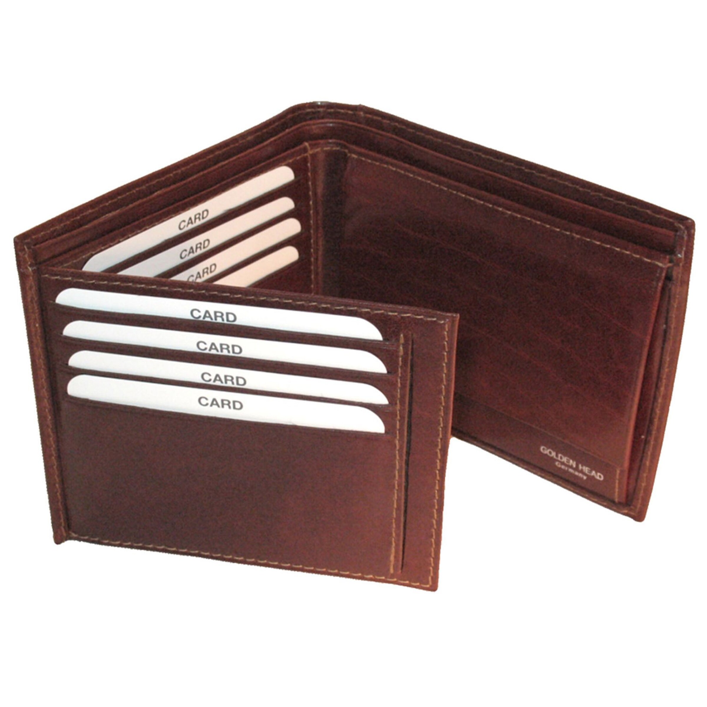 GOLDEN HEAD Portemonnee 'Colorado' in Bruin