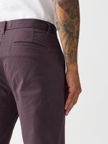 Next Slimfit Chinohousut värissä lila