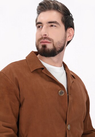 DreiMaster Vintage Демисезонная куртка 'Classic Look' в Коричневый