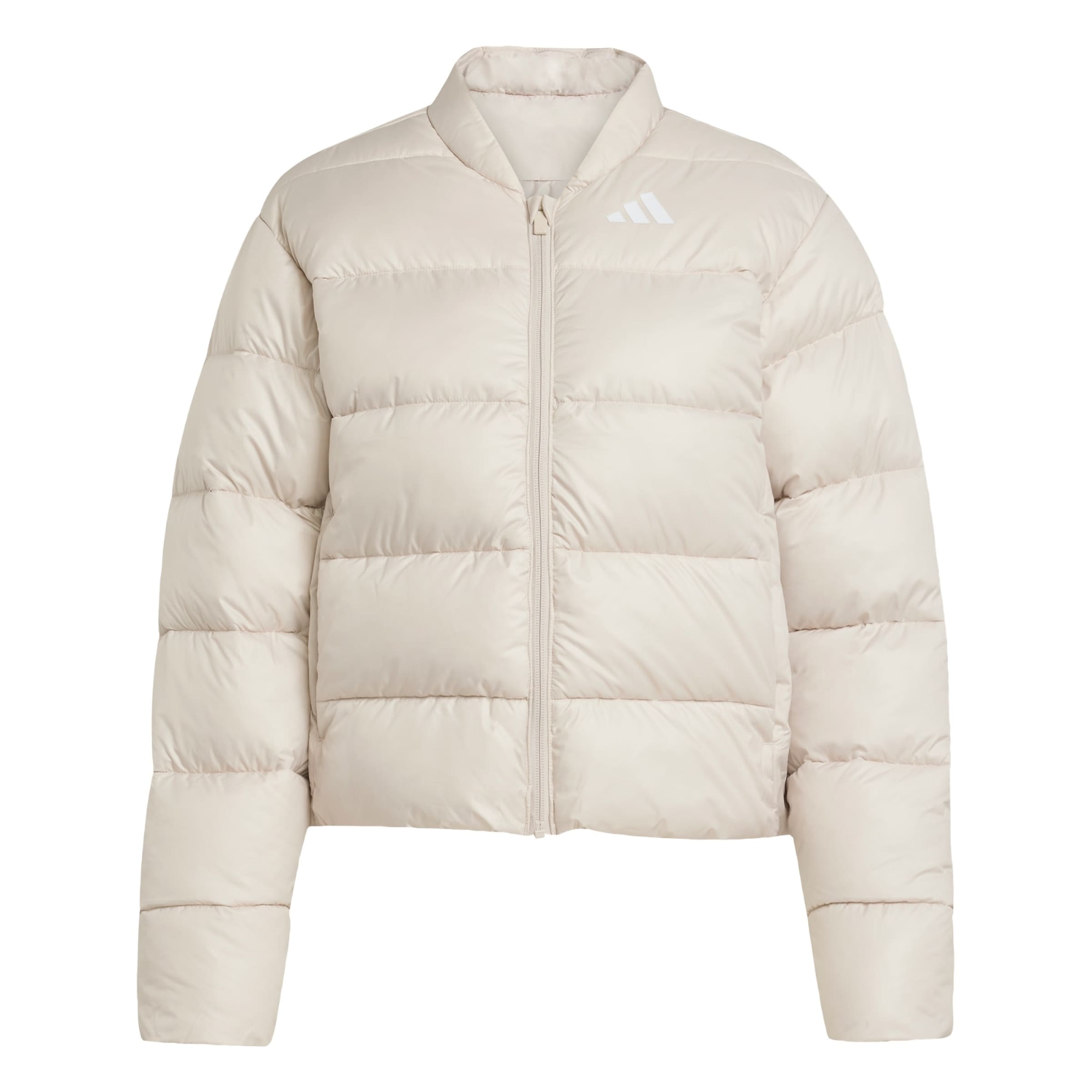 ADIDAS SPORTSWEAR Urheilutakki 'Essentials' värissä beige: etupuoli